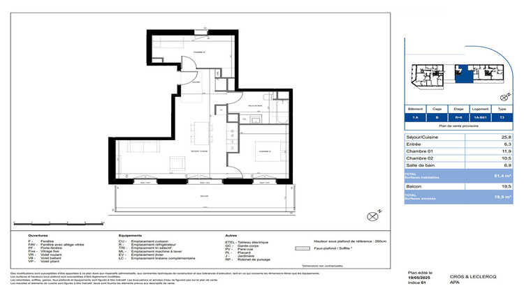 Ma-Cabane - Vente Appartement TOULOUSE, 62 m²