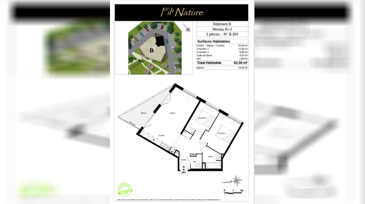 Ma-Cabane - Vente Appartement TOURCOING, 62 m²