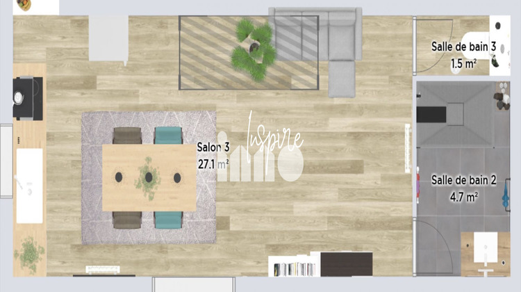 Ma-Cabane - Vente Appartement Tourcoing, 66 m²