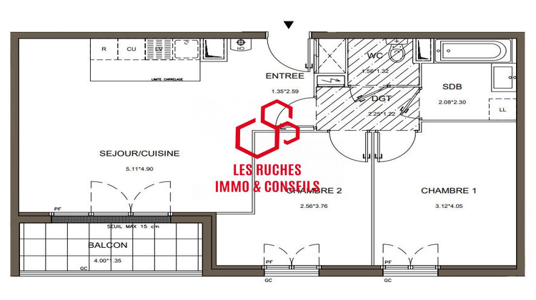 Ma-Cabane - Vente Appartement Tournan-en-Brie, 61 m²