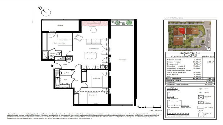 Ma-Cabane - Vente Appartement TOURNEFEUILLE, 85 m²