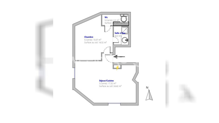 Ma-Cabane - Vente Appartement Tournefeuille, 34 m²