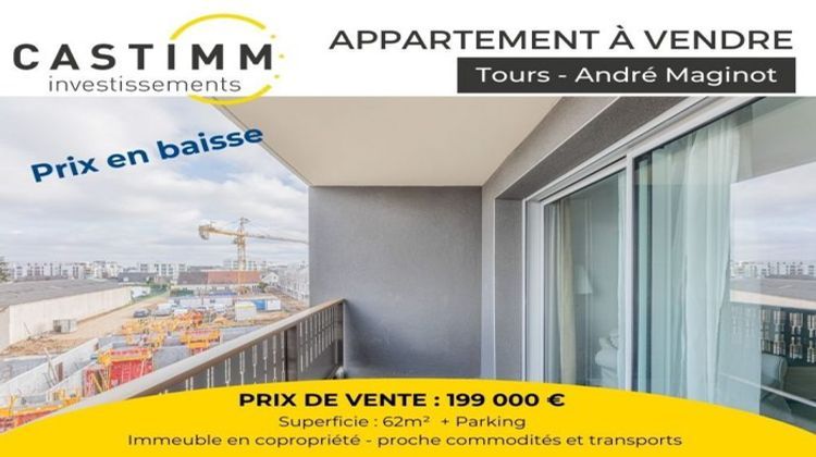 Ma-Cabane - Vente Appartement Tours, 62 m²