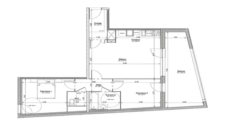 Ma-Cabane - Vente Appartement TOURS, 59 m²