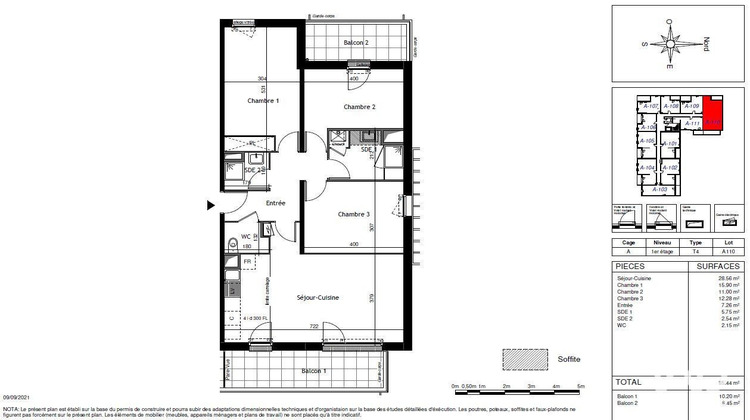 Ma-Cabane - Vente Appartement Tours, 85 m²