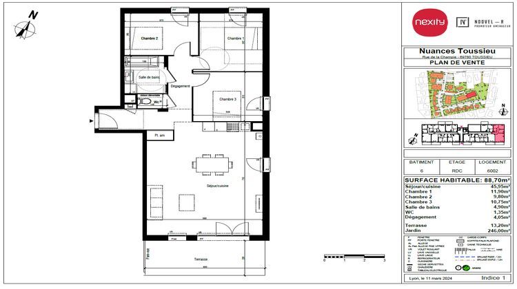 Ma-Cabane - Vente Appartement TOUSSIEU, 88 m²