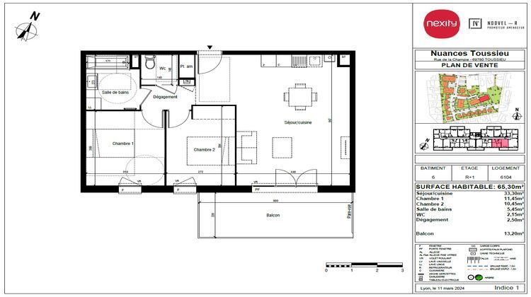 Ma-Cabane - Vente Appartement TOUSSIEU, 65 m²