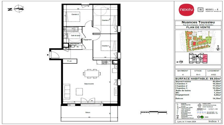 Ma-Cabane - Vente Appartement TOUSSIEU, 89 m²