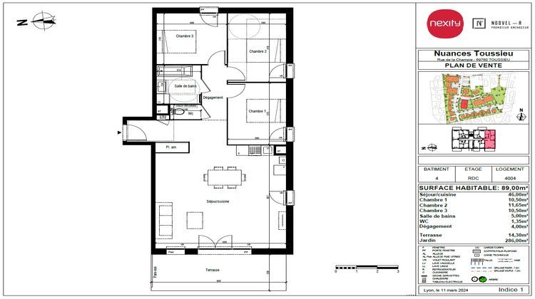 Ma-Cabane - Vente Appartement TOUSSIEU, 89 m²