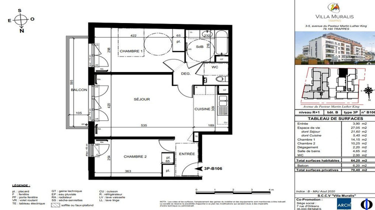Ma-Cabane - Vente Appartement Trappes, 64 m²