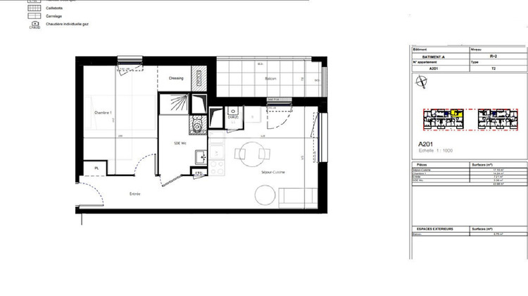 Ma-Cabane - Vente Appartement TRELAZE, 43 m²