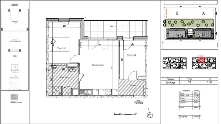 Ma-Cabane - Vente Appartement TRELAZE, 52 m²