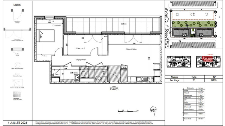 Ma-Cabane - Vente Appartement TRELAZE, 68 m²