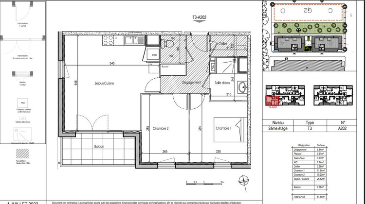 Ma-Cabane - Vente Appartement TRELAZE, 64 m²