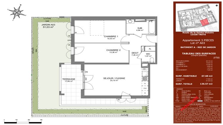 Ma-Cabane - Vente Appartement Trets, 68 m²