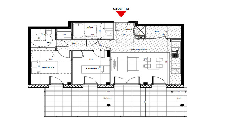 Ma-Cabane - Vente Appartement Trévoux, 66 m²