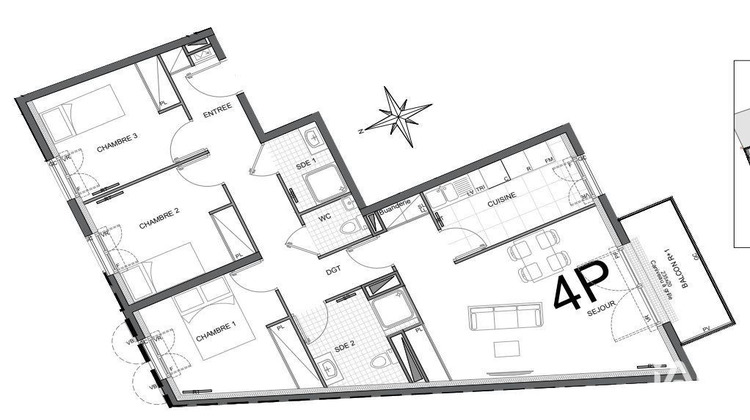 Ma-Cabane - Vente Appartement Trilport, 81 m²