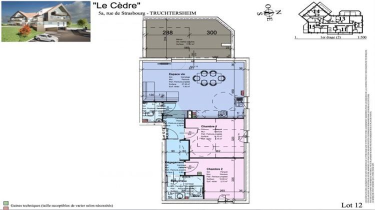 Ma-Cabane - Vente Appartement Truchtersheim, 64 m²