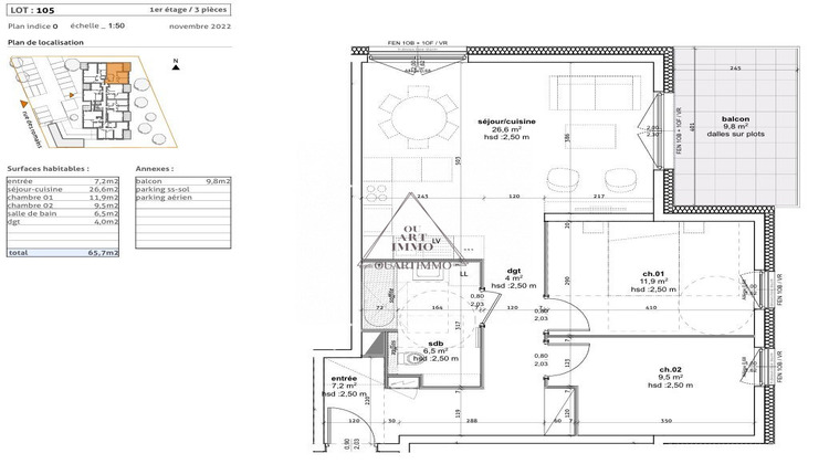 Ma-Cabane - Vente Appartement Truchtersheim, 67 m²