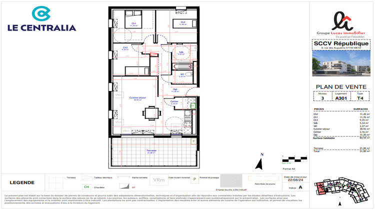 Ma-Cabane - Vente Appartement UCKANGE, 84 m²