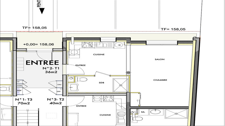 Ma-Cabane - Vente Appartement Uckange, 36 m²
