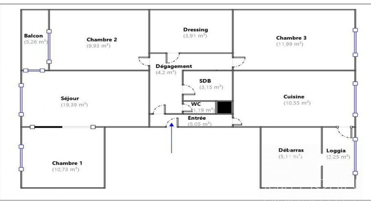 Ma-Cabane - Vente Appartement Valence, 88 m²