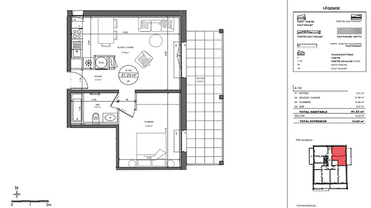 Ma-Cabane - Vente Appartement VALLAURIS, 41 m²