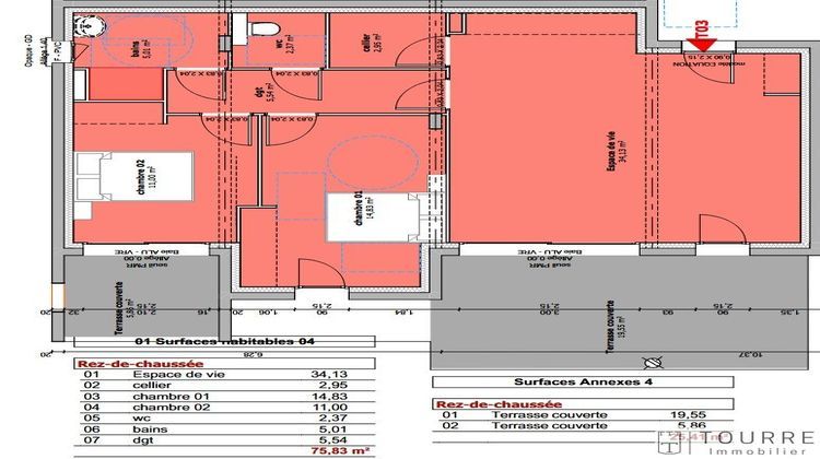 Ma-Cabane - Vente Appartement VALLON PONT D'ARC, 75 m²