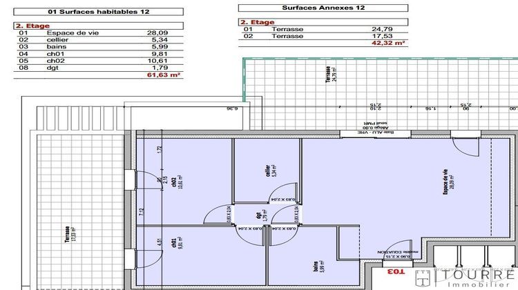 Ma-Cabane - Vente Appartement VALLON PONT D'ARC, 61 m²