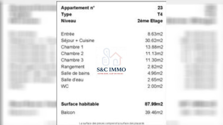 Ma-Cabane - Vente Appartement Valras-Plage (), 87 m²