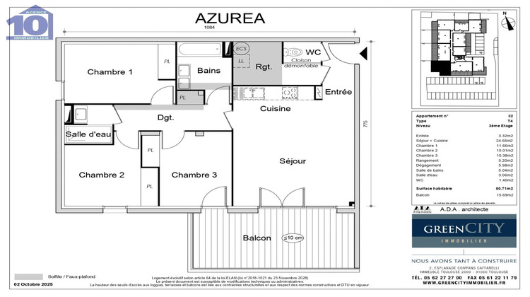 Ma-Cabane - Vente Appartement VALRAS PLAGE, 81 m²
