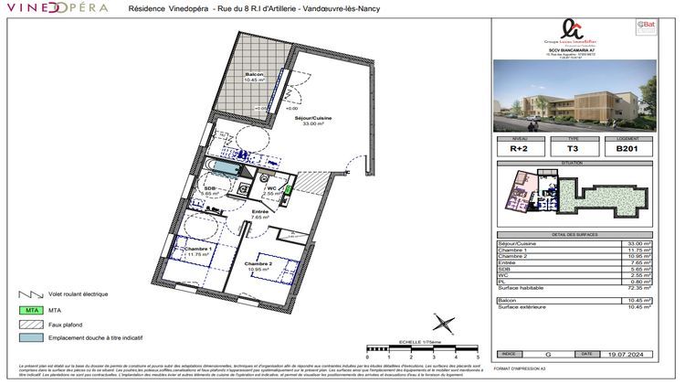 Ma-Cabane - Vente Appartement VANDOEUVRE-LES-NANCY, 72 m²