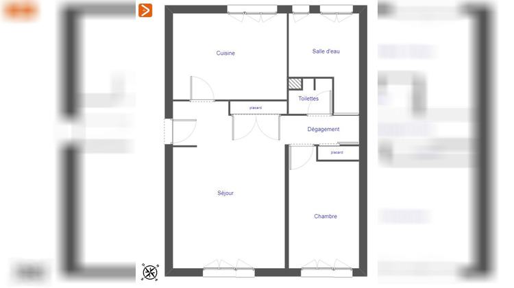 Ma-Cabane - Vente Appartement Vandoeuvre-lès-Nancy, 60 m²