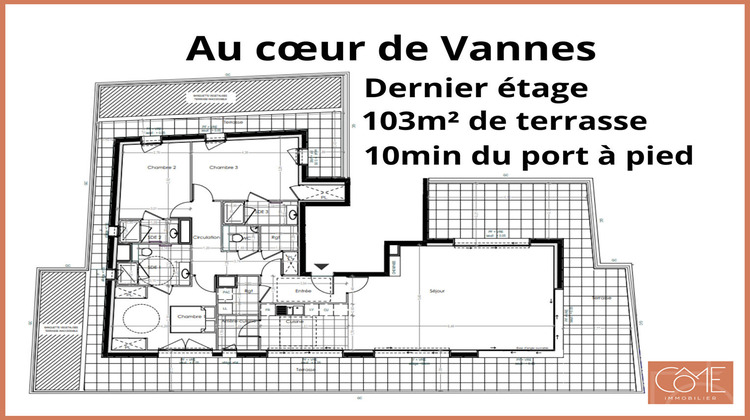 Ma-Cabane - Vente Appartement VANNES, 124 m²