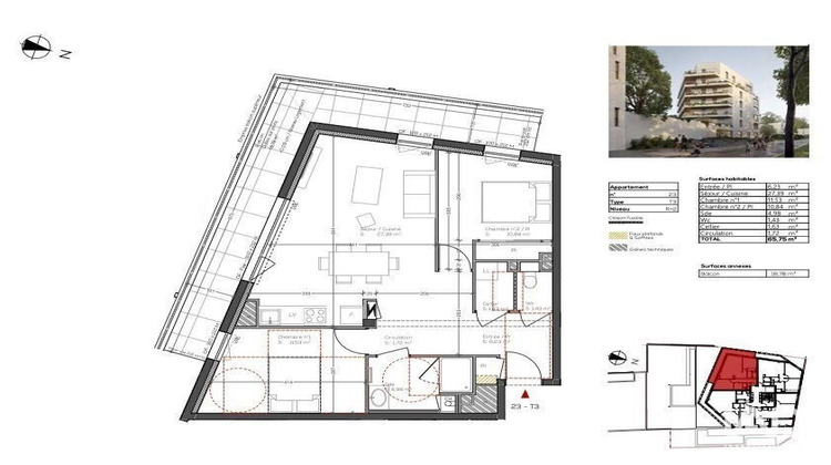 Ma-Cabane - Vente Appartement Vannes, 65 m²