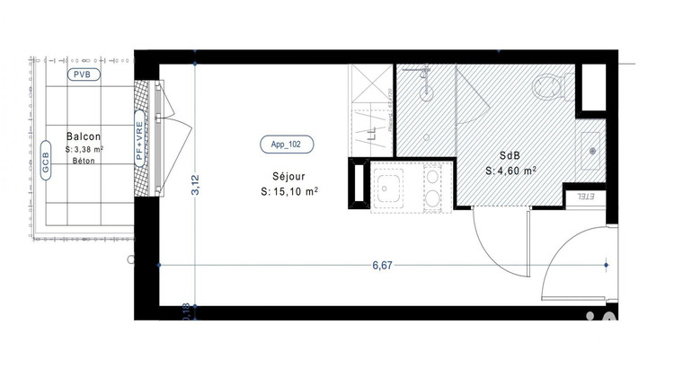 Ma-Cabane - Vente Appartement Vannes, 19 m²