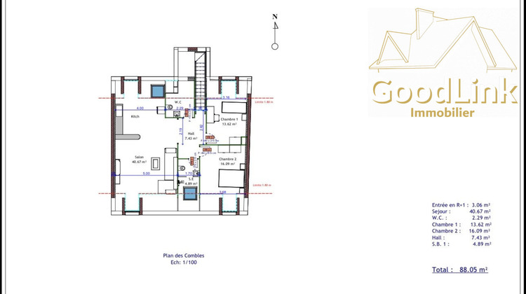 Ma-Cabane - Vente Appartement Varreddes, 88 m²