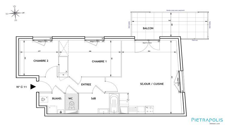 Ma-Cabane - Vente Appartement Vaulx-en-Velin, 63 m²