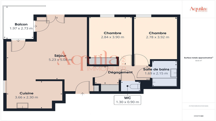Ma-Cabane - Vente Appartement Vaulx-en-Velin, 65 m²