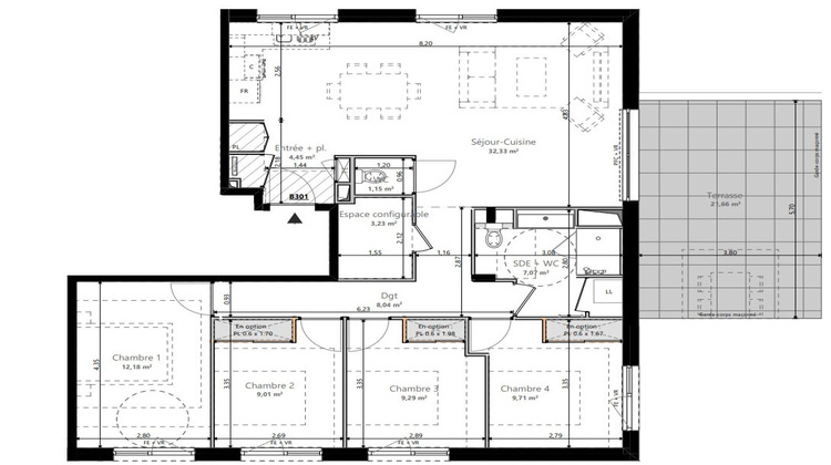 Ma-Cabane - Vente Appartement VAULX-EN-VELIN, 96 m²