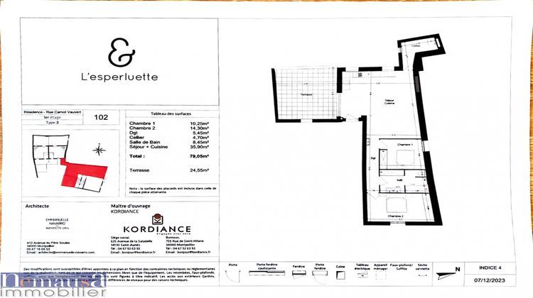 Ma-Cabane - Vente Appartement Vauvert, 79 m²