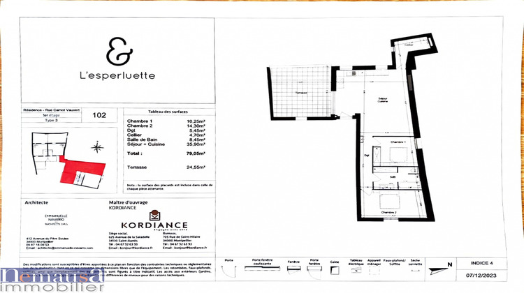 Ma-Cabane - Vente Appartement Vauvert, 79 m²