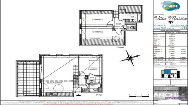 Ma-Cabane - Vente Appartement Veigy-Foncenex, 95 m²