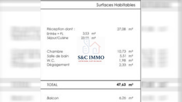 Ma-Cabane - Vente Appartement Vélizy-Villacoublay (), 47 m²