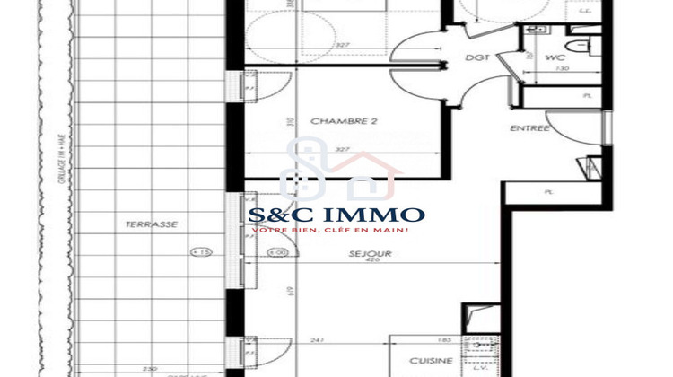 Ma-Cabane - Vente Appartement Vélizy-Villacoublay (), 63 m²