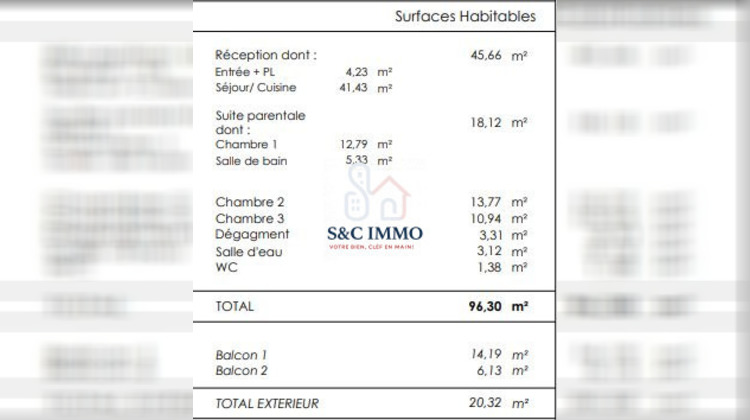 Ma-Cabane - Vente Appartement Vélizy-Villacoublay, 96 m²