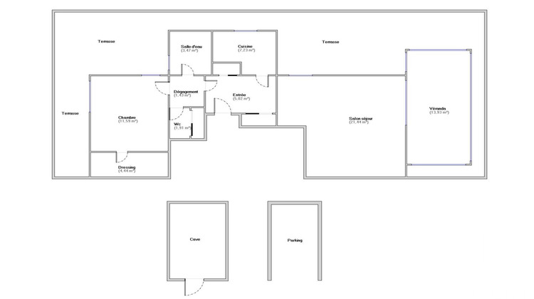 Ma-Cabane - Vente Appartement Vélizy-Villacoublay, 70 m²
