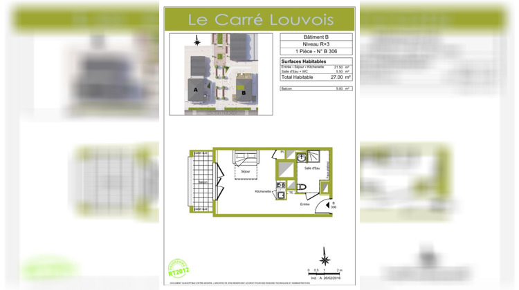 Ma-Cabane - Vente Appartement VELIZY-VILLACOUBLAY, 27 m²