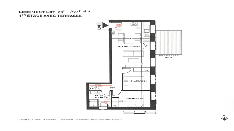 Ma-Cabane - Vente Appartement VENDAYS-MONTALIVET, 57 m²