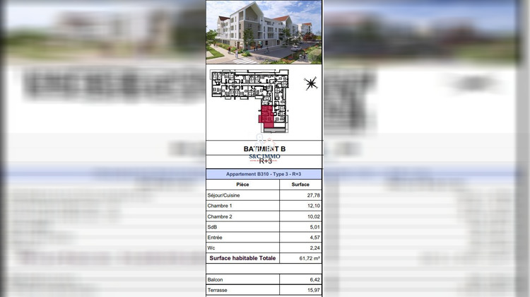 Ma-Cabane - Vente Appartement Venette, 61 m²